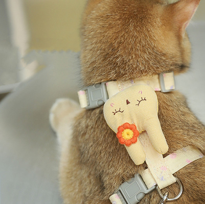Cats Outdoor Walking Escape Proof H Style Cat Harness for Kittens Small Animals