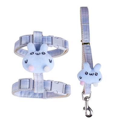 Cats Outdoor Walking Escape Proof H Style Cat Harness for Kittens Small Animals