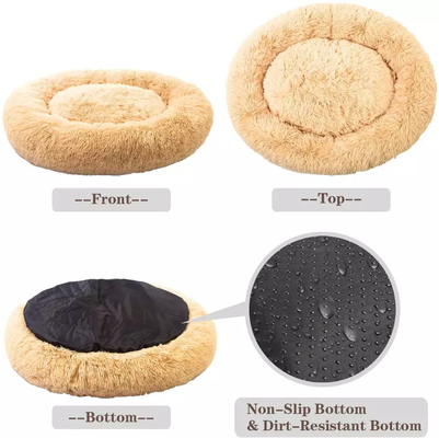 Colorful Modern Anti Anxiety Soft Marshmallow Fluffy Dog Bed For  Small Pet