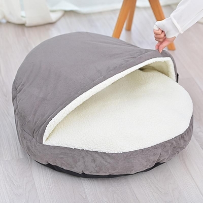 Dog'S Nest Removable And Washable Snoozer Cave Bed Winter Warm Closed Dog'S Bed Large Sleeping Bag Large Nest