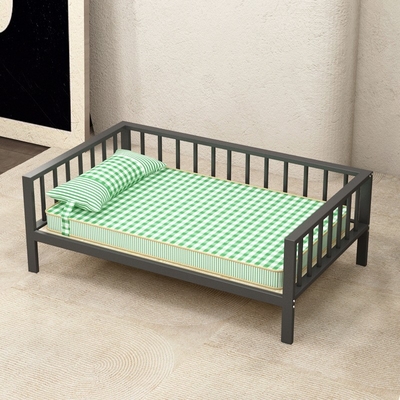 Dog Kennel Dog Bed Off The Ground Warm Pet Bed Large Medium And Small Dogs All-Purpose Iron Marching Bed Dog House