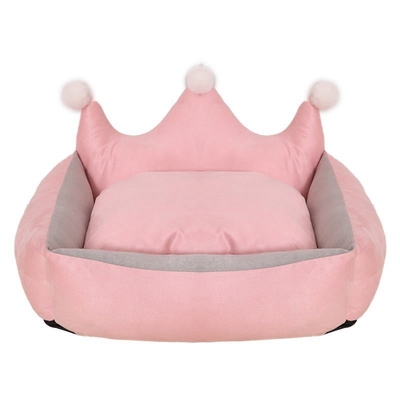 Fully Removable And Washable Dog Throne Bed Thickened In Winter Warm And Scratch Resistant Crown Dog Bed