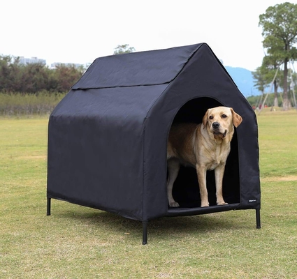 Xl Elevated Dog Bed Pet Bed Sunshade March Bed Outdoor Pet Tent Breathable Portable Dog Kennel Tent