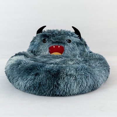 Indoor Outdoor Dog Bed Small Monster Mattress Plush Autumn Winter Warm Pet Nest