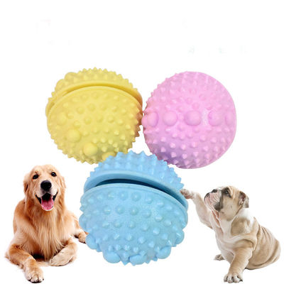 Macaron Color Food Leaking Tpr Chew Ball For Dog