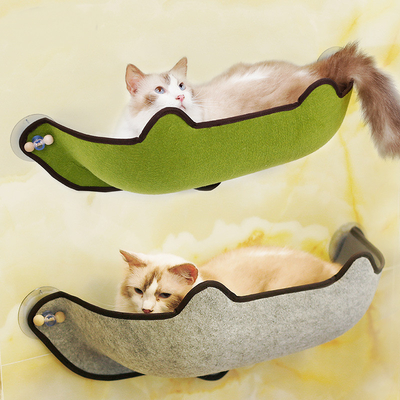 Detachable Cat Hammock Bed 100% Cotton Washable 72x38x18cm