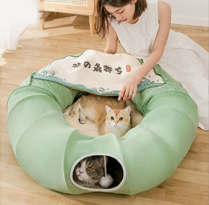 Large Cat Tunnel  Bed For Cats Play Tube 10.5 Inches In Diameter