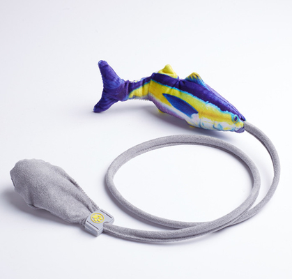 Flopping Moving Fish Toy For Cats Cute Cat Plush Toy With Catnip And Bell