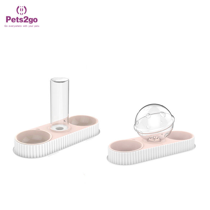 BPA Free Easy Lifting rubber feet Automatic Feeder Bowls