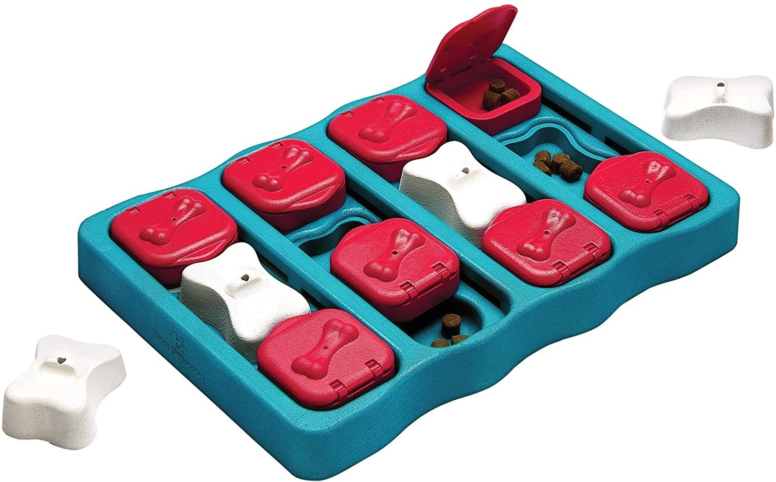 ABS Interactive Food Puzzles For Dogs Blue Color