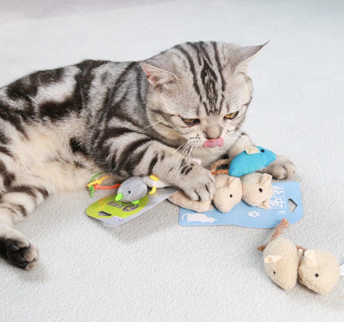 Realistic Cats Mouse Plush Cat Toys Best Cat Toys For Exercise
